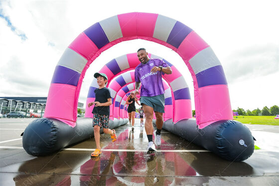 NL Große aufblasbare Hindernisstrecke Aufblasbare 5K Hindernisse Laufrennen