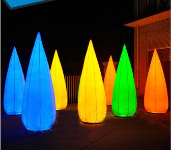Sex-Rohr 8 führte aufblasbare Spalten-ändernde Farbe Lighing für Anzeige
