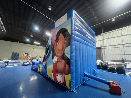 Lilo & Stitch Themen-Rutsche mit drei Bahnen | Wasserrutsche für Kinder in kommerzieller Qualität