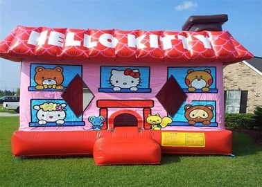 Netter roter aufblasbarer Prahler, aufblasbarer Prahler Hello Kittys für Kinderdas spielen