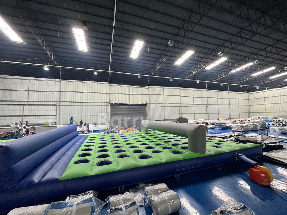 17.5m(L) X7.4m(W) X1.2m(H) Pvc Plane Aufblasmatratze Lauf für Wahnsinnige Aufblasbare 5k Hindernislauf Lauf