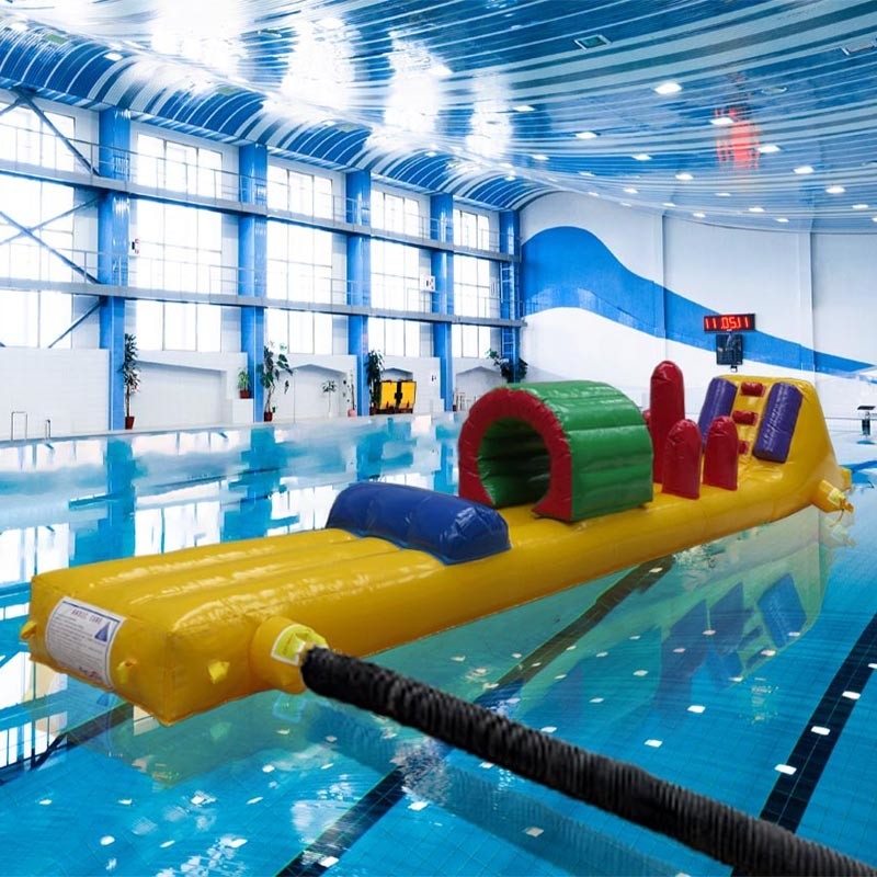Einbahnstraße 8m Junior Challenge Pool Float Aufblasbares Aqua Laufen Für Schwimmbad Laufen