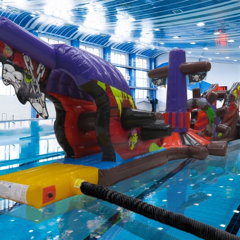 12.5M-Ghost-Ship-Pool aufblasbar Blow-Up-Wasser-Hindernis-Kurs für Schwimmbad-Spiel