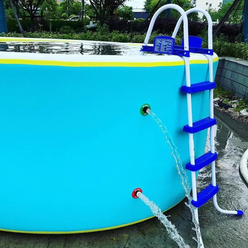 Anpassbares Rechteck- oder Rundpvc-Drop-Stich-Pool für Kinder Schwimmen Eisbad