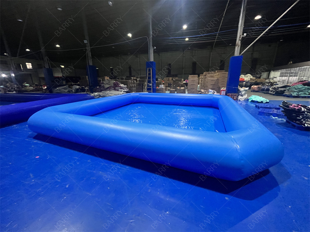 Familienfreundlich Portable PVC Paddling Pool Klappbar über dem Boden Kinder aufblasbares Schwimmbad für Kinder