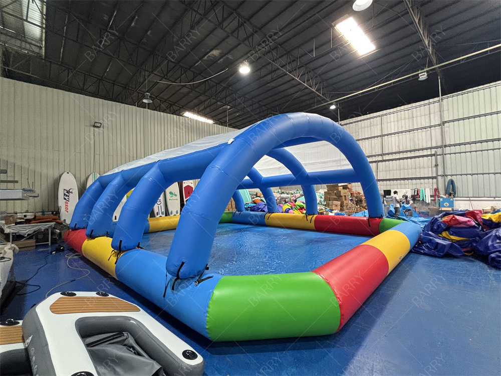 Kinder aufblasbares Schwimmbad mit PVC-Abdeckung 10x8x3.5ft