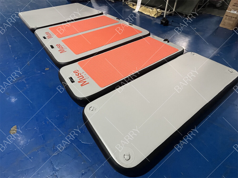 DWF Schwimmbadmatten aufblasbare Wasser-Yoga-Matte Aqua-Fysische Schwimmbadmatte