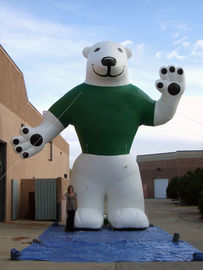 Eisbär-aufblasbare Werbungs-Produkt-aufblasbares Maskottchen-Wasser-beständiges