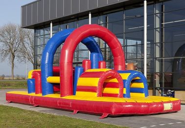 0.55mm PVC-Planen-aufblasbarer Hindernislauf mit Luft-Gebläse