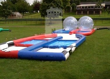 Geschweißte lustige aufblasbare Spielwaren im Freien aufblasbare Zorb-Kugellager-Rampe