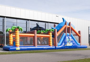 Wasserdichtes Abenteuer abgehaltener aufblasbarer Obstcale-Kurs 17.5*3.8*5m