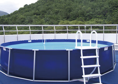 Persönliches Gebrauchs-Stahlrahmen-Pool, Metallrahmen-Planschbecken EN71