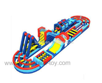 Multielement-PVC-Planen-aufblasbarer Hindernislauf mit Boot Camp-Wipeout