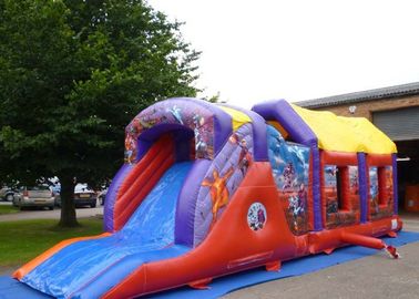 2-teiliger Angriffs-Kurs-Held-aufblasbarer federnd Hindernislauf-Spiel-Sommer