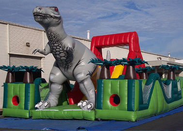 Erstaunlicher Juraüberlebend-Dinosaurier-aufblasbarer Hindernislauf, Kleinkind-Hindernislauf