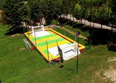12 x 2 x 6m aufblasbarer Fußballplatz/Fußballplatz im Freien mit Luftpumpe