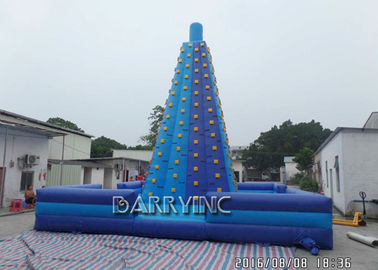 Kinderspiel-aufblasbare Sportspiel-blaue riesige aufblasbare kletternde Spiele