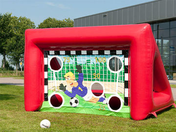 Aufblasbarer Sportspiele Portable im Freien scherzt aufblasbares Fußball-Fußball-Ziel