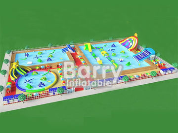 Wasser-Parkspielplatz des neuen Entwurfs tragbarer aufblasbarer mit Elefantdiapark für Sommer