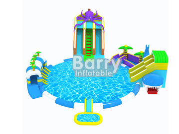 Handelsklasse scherzt Kraken-aufblasbare Wasser-Parks, aufblasbaren Dia-Park zum Spaß