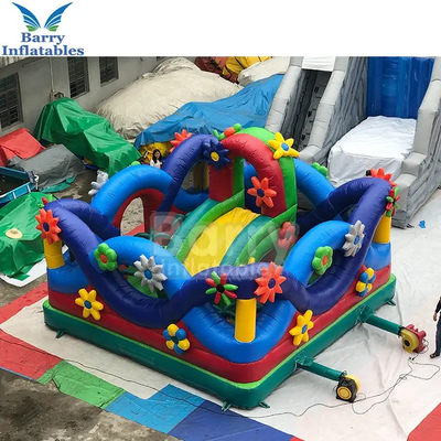Plane aufblasbare Hüpfburg Kinder Blumen Gemüse aufblasbare Funcity Spielplatz