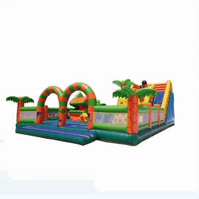 Soem-aufblasbarer Spielplatz im Freien für Kinder klettern und schieben kombiniertes Playland-Riesen-Hüpfburgen