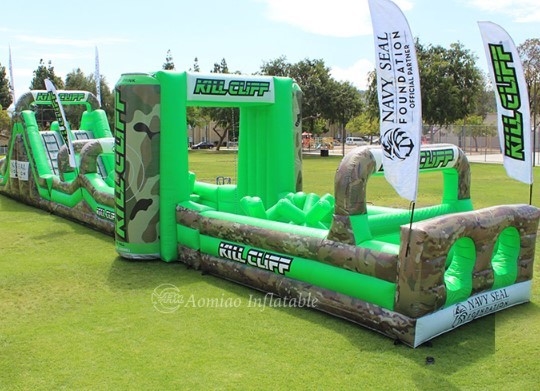 Wasserdichtes PVC-Hüpfburg-Hindernisparcours-Survivor-Challenge-aufblasbare Outdoor-Spielgerät