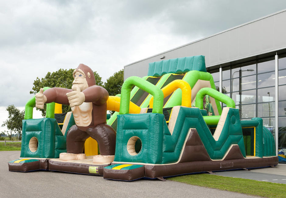 0,55 mm PVC Party Castle Bounce House aufblasbarer Jungle Battle Bouncer