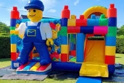 Vergnügungspark Sprunghaus Spiele Block Party aufblasbare Combo