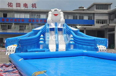 Bärn-im Freien riesiger aufblasbarer Wasser-Park mit EN14960 0.55mm PVC-Planen-Material