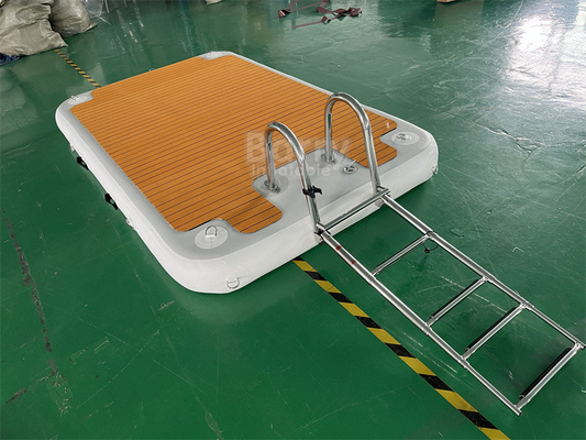 Schwimmbereich Schwimmbereich aufblasbare Ponton Fischerboote mit Leiter