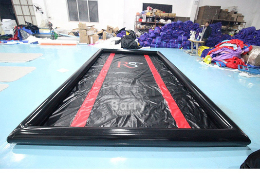 Custom Design Outdoor Großes Portables Blow Up Aufblasbare Waschmatte mit Luftpumpe für den Außenbereich