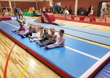 Aufblasbare Luft-Bahn-Gymnastik-Matte im Freien/aufblasbare aufprallende Matte besonders angefertigt