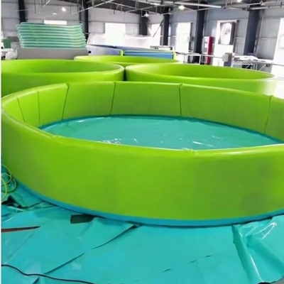 Gewerblich angepasste Outdoor-Portable Drop Stitch Pool DWF Kinder Erwachsene Langlebiger aufblasbares Schwimmbad