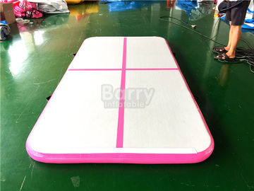 DWF PVCinnensport-Ausrüstungs-Luft-Bahn-Gymnastik-Matte, rosa stolpernde Luft-Bahn