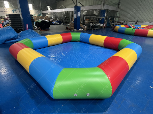 Schwimmbad mit aufblasbarer PVC-Platte für Wasserspiele