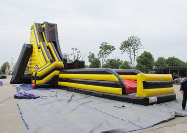 70' X 32' X 33' Gelb und rote riesige aufblasbare Wasserrutsche Deagon-Kopf-Form