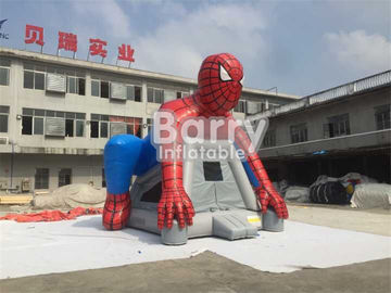 Kundenspezifischer Spiderman-aufblasbares Prahler-Schloss/Explosions-Schlag-Haus für Kinder
