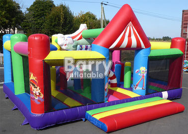 Ein Glanz-Zirkus-kommerzielles kleines springendes Schloss-Kleinkind aufblasbares Playland