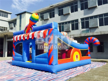 0.55mm PVC-Kinderaufblasbarer Spielplatz/Kleinkind-Schlag-Haus im Freien