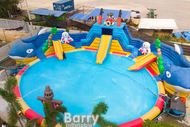Kommerzieller aufblasbarer Wasser-Park-Spielplatz-Handelswasser-Park mit Gebläse