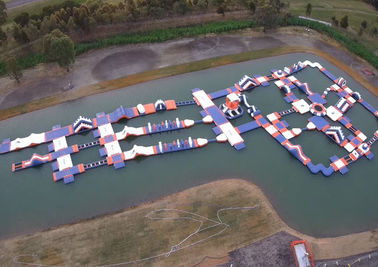 Großes Thailand-Projekt-aufblasbarer sich hin- und herbewegender Wasser-Park-Hindernislauf für Meer mit CER