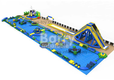 Spiel-aufblasbare Wasser-Sport-Park-Herausforderung des offenen Wassers mit 0.9mm PVC-Plane