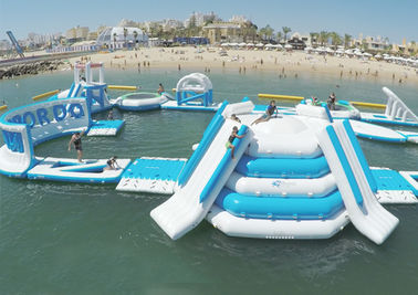 Umweltfreundlicher riesiger aufblasbarer sich hin- und herbewegender Wasser-Park/aufblasbarer Aqua-Park für Meer