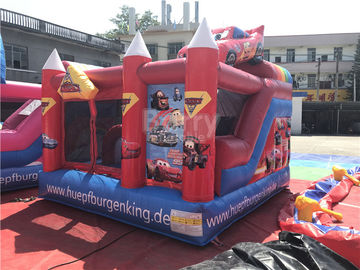 Buntes Auto-aufblasbarer Schloss-Kinderschlag Combos, Schlag-Haus-lustige Spiele