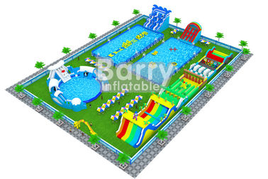 Professionelle aufblasbare Wasser-Park-Unternehmensplan-/Wasser-Park-Entwurfs-Gestalt