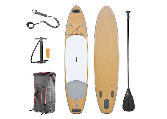 Handelsstandup BambusRadschaufel stellte Stand-Radschaufel Aqua Marina Sup Board oben fischen ein