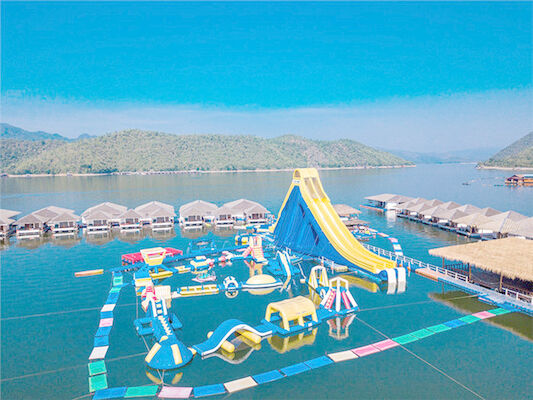Unterhaltungs-aufblasbare Wasser-Park-Spiele für Pool