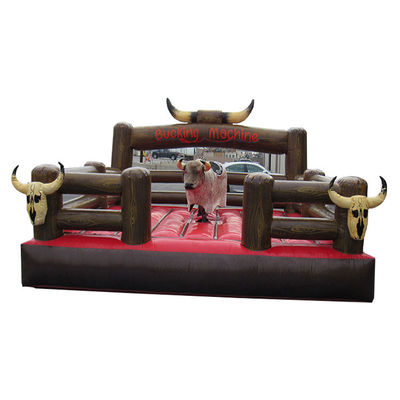 Handels-5*5m aufblasbares Rodeo-mechanische Stier-Fahrt