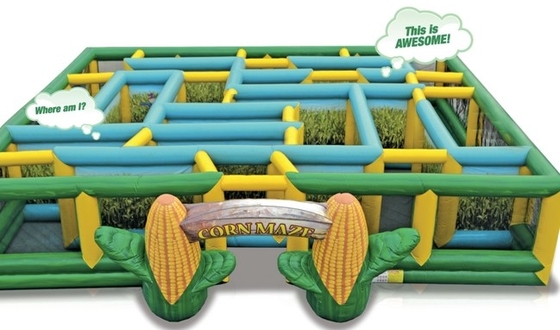 Feuerverzögernder aufblasbarer Hindernislauf-Explosions-Mais Maze Game